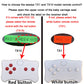 Jiaruixin 2.4G Bluetooth Remote Control Transmitter Children'S Electric Riding Toy Car Replacement Parts Red Button Remote Contr