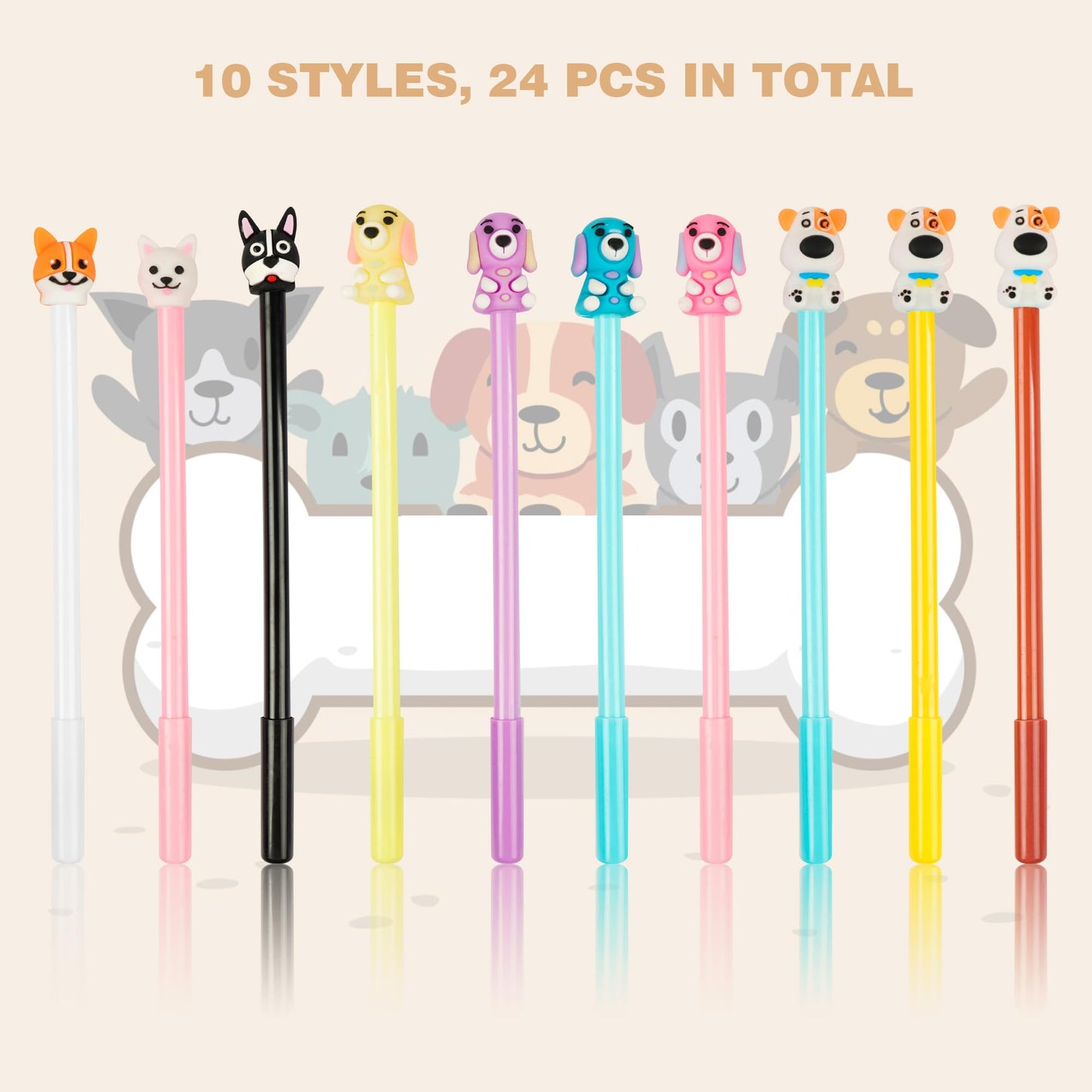 Dog Party Favors 148 Pcs Puppy Party Favors Bulk Dog Paw Mini Notebooks Pens Stickers Set for Dog Themed Birthday Party Supplies