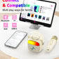 Lenrue Karaoke Machine For Kids, Birthday Gifts For Girls Boys Teens With Wireless Microphone, Colored Lights, Trendy Stuff Gift