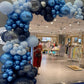 Chrome Metallic Blue Balloons 12 Inch 100 Pcs Latex Balloons Birthday Balloons Shiny Balloons Graduation Halloween Party Decorat
