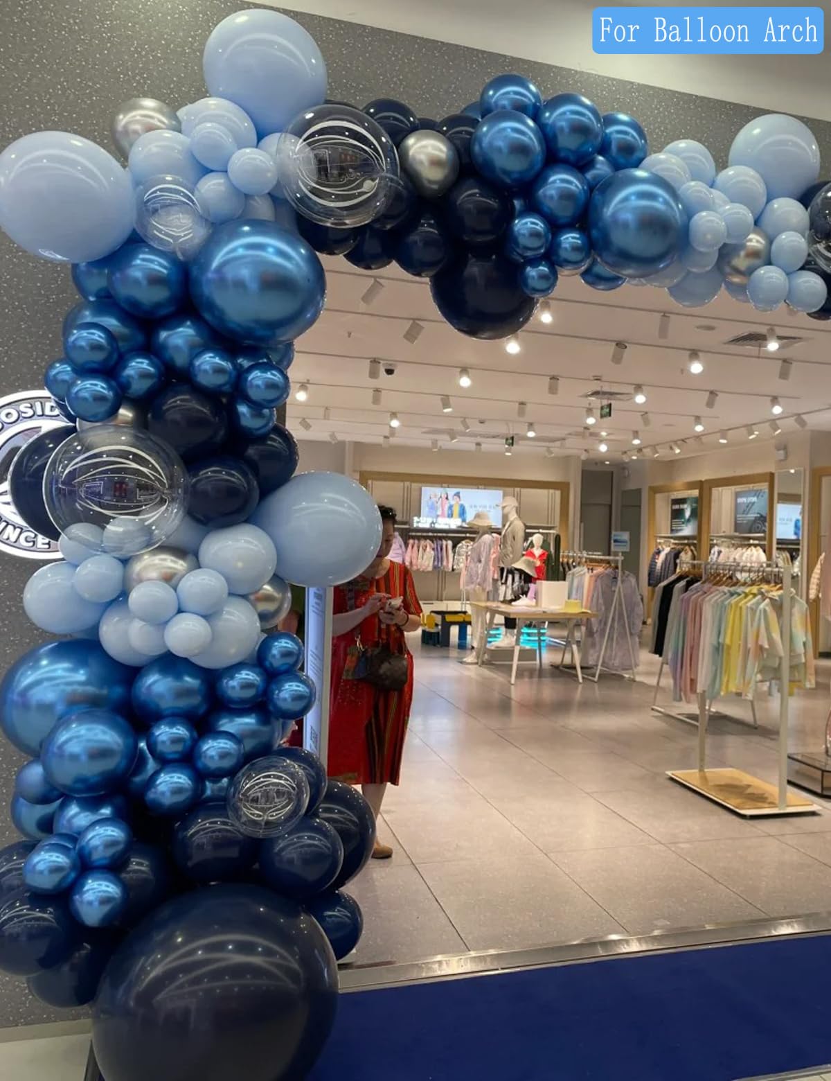 Chrome Metallic Blue Balloons 12 Inch 100 Pcs Latex Balloons Birthday Balloons Shiny Balloons Graduation Halloween Party Decorat