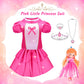 16 Pcs Princess Dress Up Clothes for Little Girl Role Play Costume Gift Set, Princess Mermaid Pretent Play Outfit Toys for Toddl