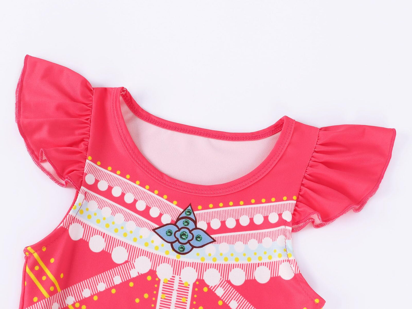 Sukyfecde Princess Dress for Toddler Girls Halloween Costume Outfits Birthday Dress Up Clothes 9-10 Years Red