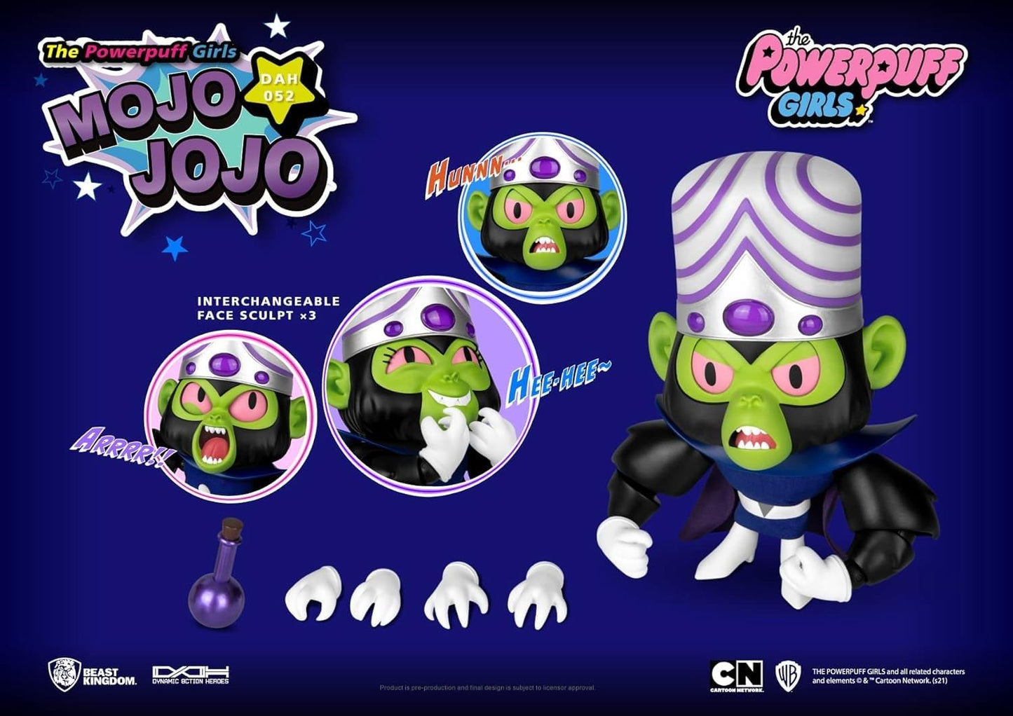 Beast Kingdom Mojo JoJo DAH-052 Dynamic 8ction Figure, Multicolor, One Size, Plastic Material