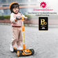 Staranddaisy Scooter For Kids 3-12 Years Boys & Girls / 3 Wheel Skate Scooter With Pu Led Wheels, 4 Gear Height Adjustment, Fold