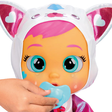 Cry Babies Stars Singing Daisy 12 Doll - Plays 15+ Sounds, Multicolor Baby Toy for Kids