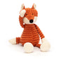 Jellycat Cordy Roy Fox Stuffed Animal - 16.5" Soft Plush Toy, Medium, Fox Color, Polyester Material - Classic Children's Gift