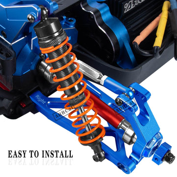 4PCS Full Aluminum Front Rear Shocks Upgrade Parts for 1/10 Big Rock 3s blx/Senton 3s blx 550/ Granite 3s blx 550/ Vorteks 3s bl