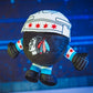 Bleacher Creatures Chicago Blackhawks 8'' NHL Kuricha Hockey Puck Sitting Plush- Soft Chibi Inspired Plush