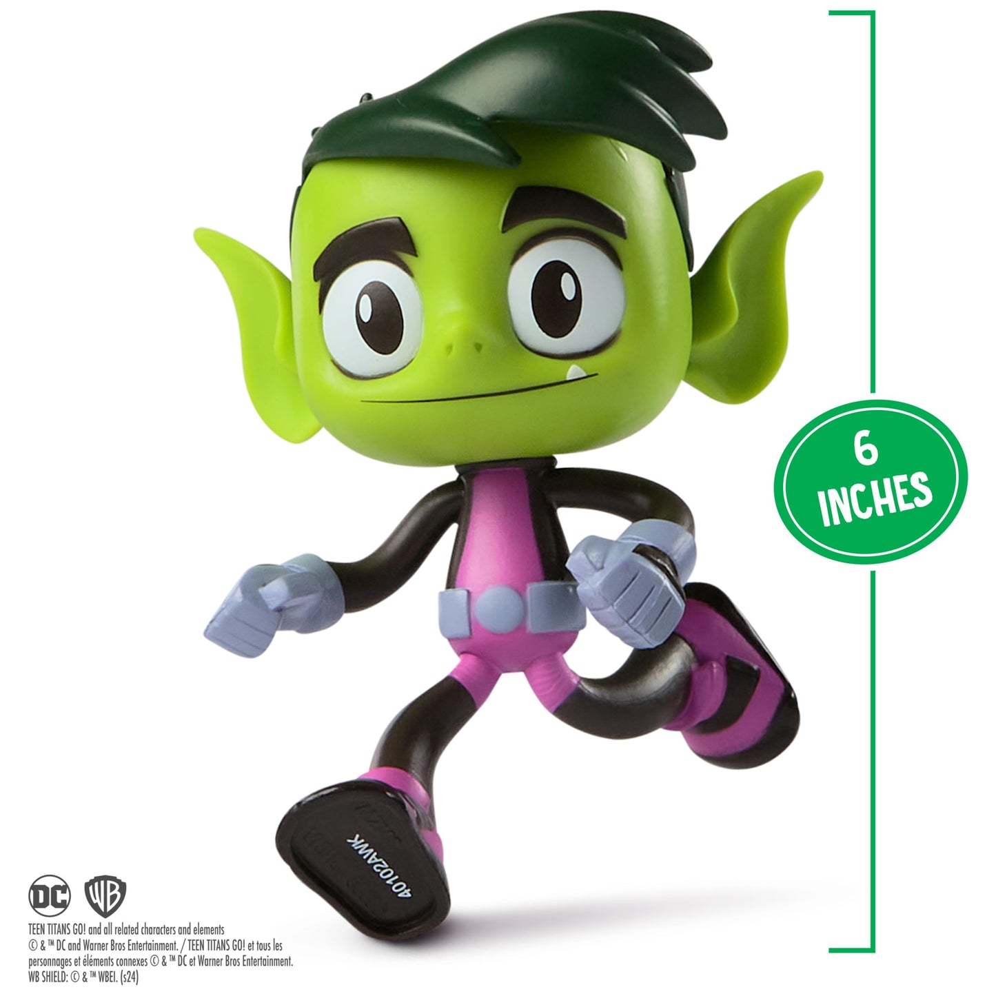 DC Comics Teen Titans Go! Beast Boy Flexible Action Figure - Twisty Titans Kids Toy for Ages 4 and Up