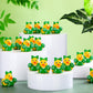 MiniInflat 24 Pcs Cheer Team Gifts Bulk Cheerleader Mini Rubber Ducks with Bows for Cheerleaders Gifts Cheer Team Party Favors I