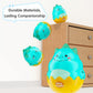 Iplay, Ilearn Baby Dinosaur Wobble Toys, Infant Dino Roly-Poly 3-6-12 Month, Babies Tummy Time Fun, Sensory Development, Newborn Gift First Birthday Present 4 5 7 8 9 10 Month 1 Year Toddler Boy Girl