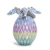 Flavery 3D Printed Flying Dragon Egg - 7" Winged Dragon in Mini Rainbow, PLA Crystal Animal, Model DE-832, Fidget Desk Decoration