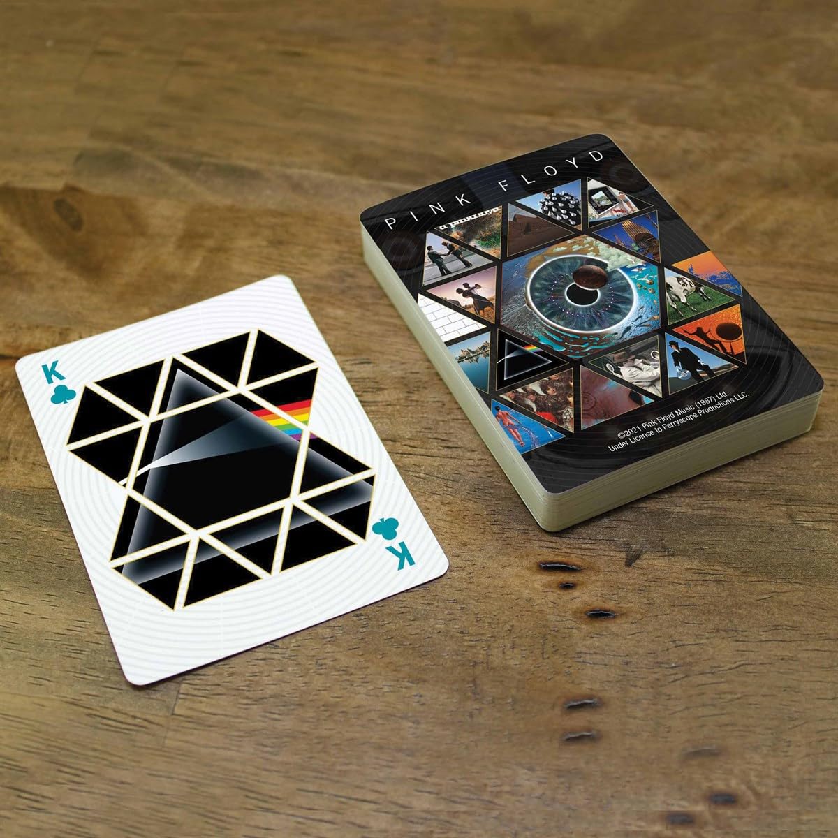 Aquarius Pink Floyd Playing Cards - Pink Floyd Themed Deck Of Cards For Your Favorite Card Games - Officially Licensed Pink Floyd Merchandise & Collectibles