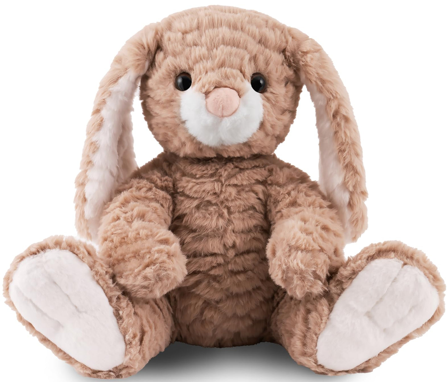 Mikee Fluffie 9'' Easter Bunny Stuffed Animals, Safe Material Soft Washable Stuffed Bunny, Cute Plush Toy Rabbit Easter Decorati