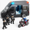 Doloowee Police Car Toy Truck for Kids 3-8, Large Toy Cars with Lights & Sounds, Emergency Vehicle Toddler Toys, Law Enforcement