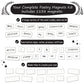 1138 Pcs Complete Poetry Magnets Kit, Word Magnets For Fridge, Poem Magnets, Word Fridge Magnets, Sentence Building, Sentence Magnets To Write Poems, Stories, Conversations - Simply Magic