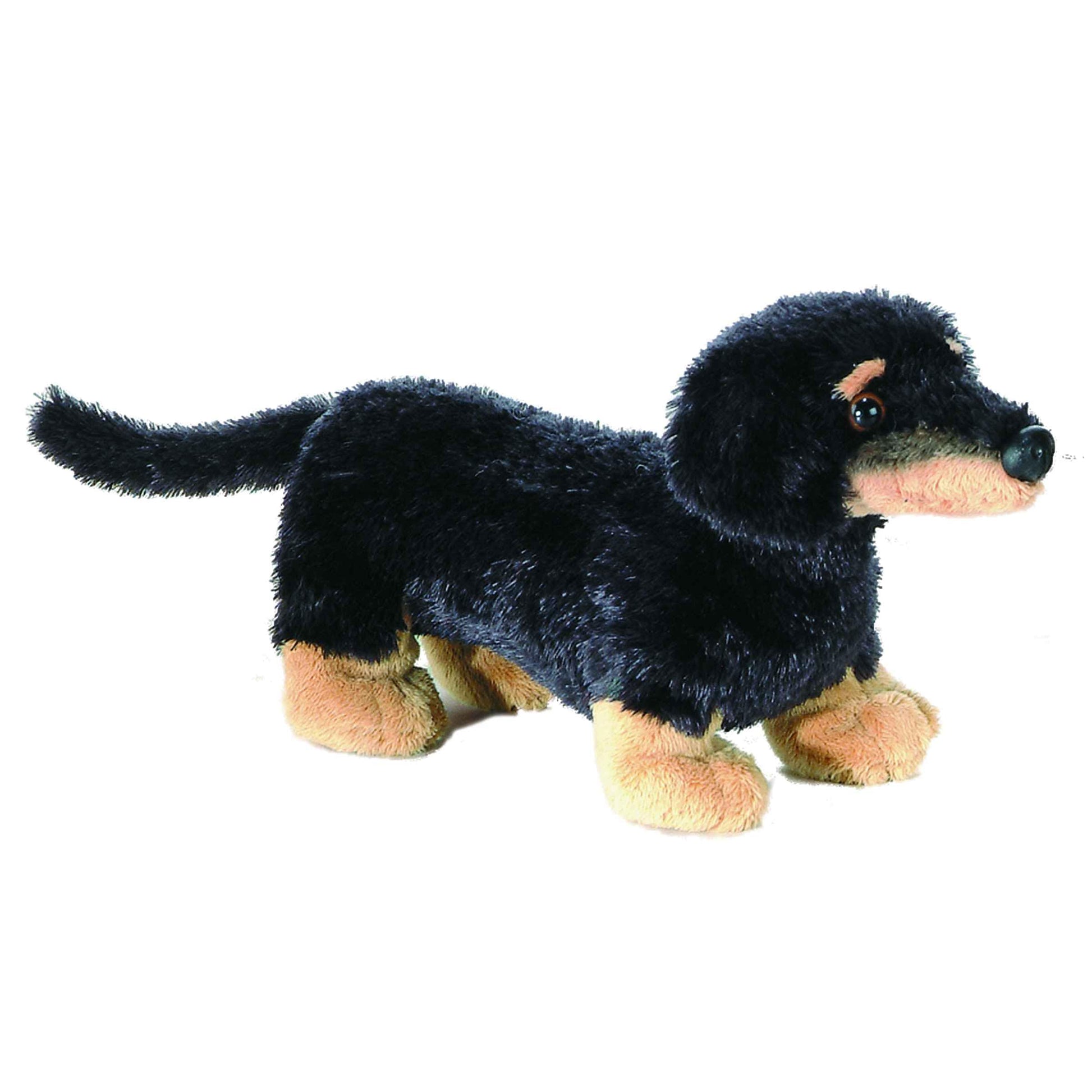 Aurora® Adorable Mini Flopsie™ Vienna™ Stuffed Animal - Playful Ease - Timeless Companions - Black 8 Inches
