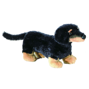Aurora® Adorable Mini Flopsie™ Vienna™ Stuffed Animal - Playful Ease - Timeless Companions - Black 8 Inches