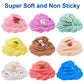 WUHUANIU 9 Pack Scented Butter Slime Kit Ideal Slimes Bulk for Kids Super Soft and Non Sticky DIY Slime Surprise Toy with Charm Unicorn Cherry Ice Cream Cake Watermelon Latte and More