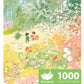 MOMIBOOK Puzzles for Adults 1000 Piece Jigsaw Puzzles of The Fragrance Here, Painting Image Wildflower Difficult Challenging Har