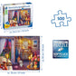 Ravensburger Cozy Bathroom Jigsaw Puzzle - 500 Piece Large Format | mature-themed Friendly | Unique Softclick Technology Vibrant & Glare-Free | FSC-Certified Sustainable Product