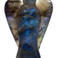 Nelson Creations, Llc Hand-Carved 2 Inch Labradorite Guardian Angel Natural Gemstone Healing Figurine