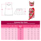 Relibeauty Hawaiian Skirt Costume For Girls Red Flowers 6 Piece Kit, 110