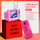 Easegmer Retro Handheld Game Console With 168 Classic Games, Mini Tv Style, 3.0'' Screen, Av Output, 2 Player Support, Rechargea