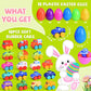 Fun Little Toys 18Pcs Prefilled Easter Eggs With Toy Cars, Easter Eggs Filled For Toddlers Kids Boys Hunt, Easter Party Favors,