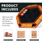 Tooybing Upgraded 1-6 Players Shut The Box Dice Game, Wooden Board Table Family Game For Kids And Adults With 16 Dice, Classic T