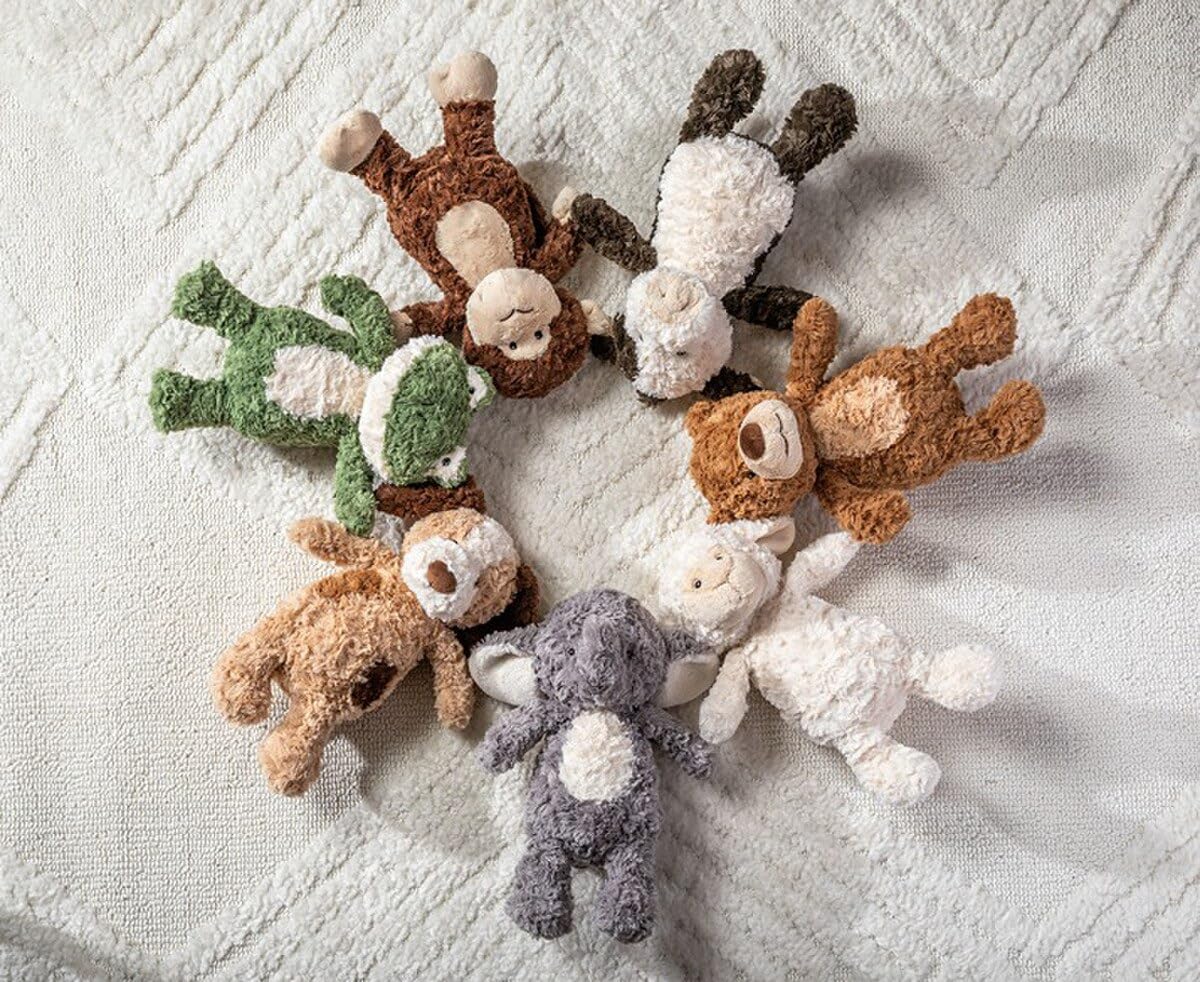 Mary Meyer Stuffed Animal Again Friends Soft Toy, 9-Inches, Lamb