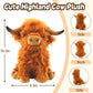 Bsanker Highland Cow Stuffed Animal Toy, Cute Highland Cow Plush Toy Fluffy Farm Highland Cow Plushies Decor Gifts For Girls Boy
