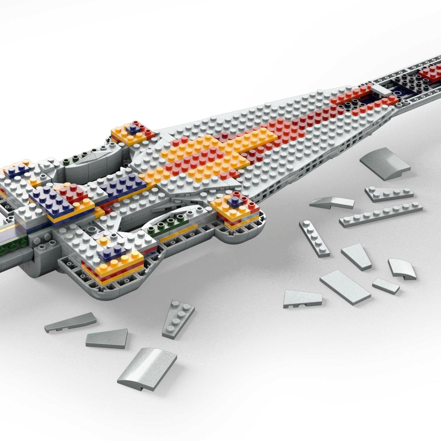 Mega Brands MEGA Masters of The Universe Building Set, 30" Power Sword, 805 Pieces, Multicolor, Adult Collectible, Model HMY95
