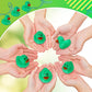 Gemscream 50 Pcs Mental Health Awareness Rubber Ducks Green Rubber Ducks Mental Health Gifts Anxiety Relief Ducks for Friend Fam