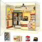 DIY Miniature House Kit  Dollhouse Kit  Miniature Kit  DIY Mini House Building Kit for mature-themed Teen  Plastic Tiny House Making Kit  Best Craft Hobbies Gift  Convenience Store