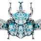 Piececool 3D Metal Puzzles For Adults, Rhinoceros Beetle 3D Model Building Kits Insect Themed Brooch Assembling Diy Crafts Creative Birthday Gifts,22Pcs