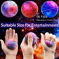 96 Pack Galaxy Stress Balls Bulk For Kids Adults 2 Inch Space Squeeze Anxiety Fidget Sensory Balls Children Outer Space Mini Rel