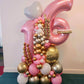 40 Inch Pink 18 Balloon Numbers, Large Number 18 Balloons Pink Foil Number Balloons, Light Pink 18th Foil Birthday Balloons for