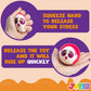 JOYIN Halloween Stress Balls - 24 PCS Squishy Toys, Small, Plastic, Orange/Black/White, Model 14953, Party Favors & Decorations