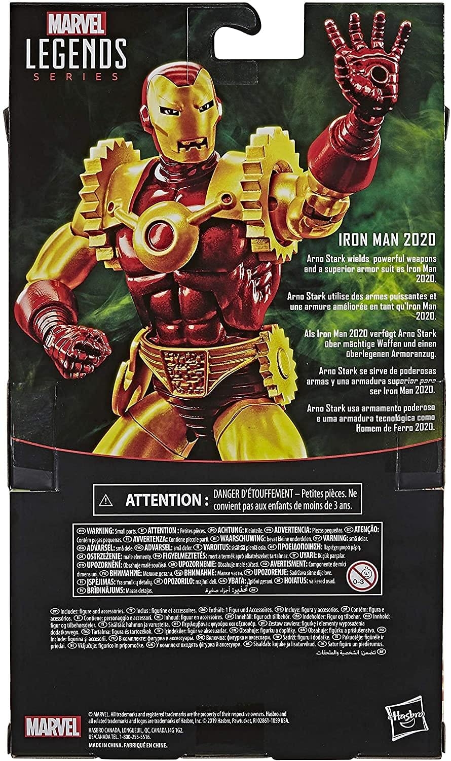 Marvel Hasbro Legends Series Iron Man 6-inch Collectible Action Figure Iron Man 2020 Toy  enhanced Design and 8 Accessories  Ages 4 and Up