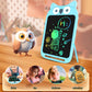 CHAFEGY 10 Inch LCD Writing Tablet for Kids Toddler Toys, Electronic Doodle Board Drawing Pad, Lion Owl Fox Rabbit Design, Chris