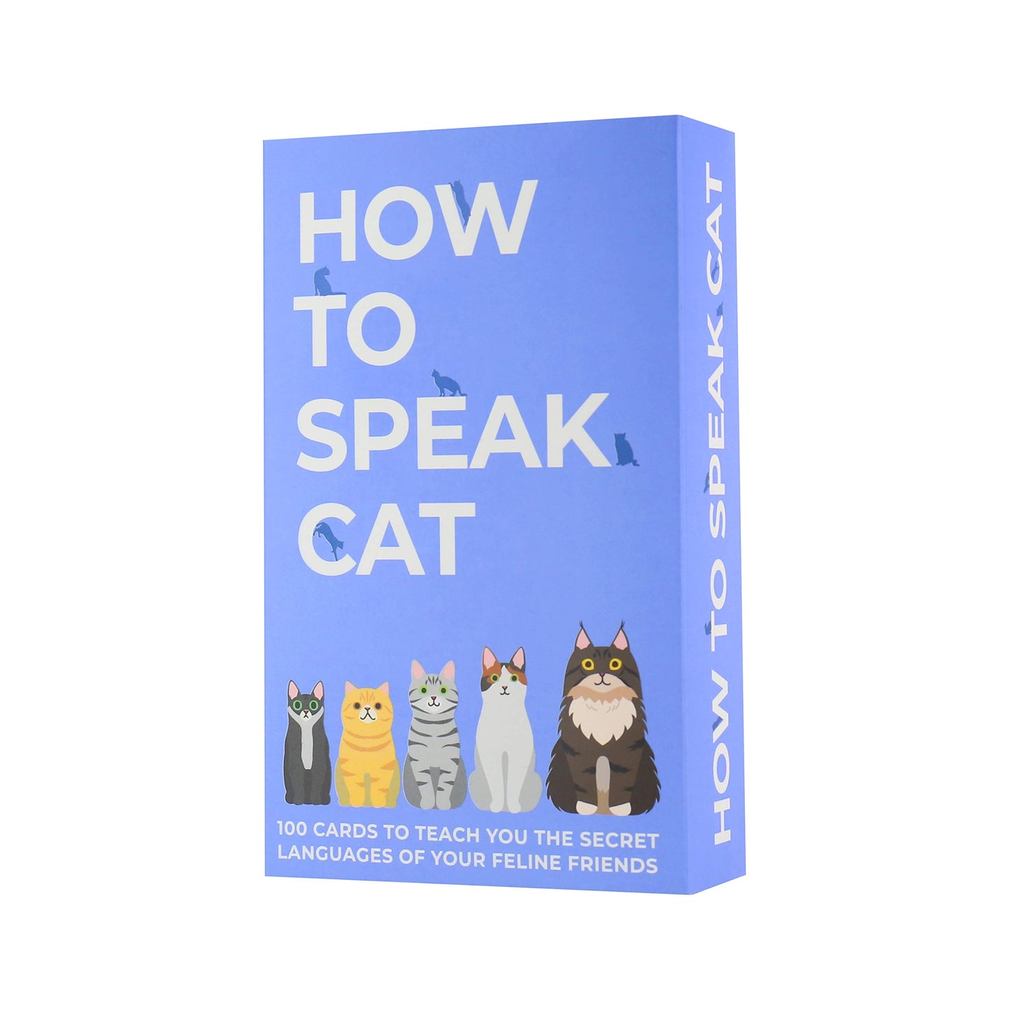 Gift Republic How To Speak Cat Cards - 100 Fun Cards for Cat Lovers, Learn Kitty Language, Multicolor, Model GR490104