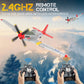 Volantexrc Rc Plane, 4 Channel Remote Control Airplane Fighter Rtf With 6-Axis Gyro, 3 Modes & Aerobatics Easy To Fly, 2.4Ghz Ra