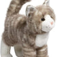 Douglas Zipper Gray Tabby Cat Plush Stuffed Animal