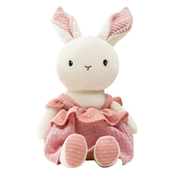 Cuddle Corner Bunny Stuffed Animal Organic Cotton Baby Plush Toys, 9'' Easter Plush Bunny Soft Cuddly Toy For Babies And Toddler