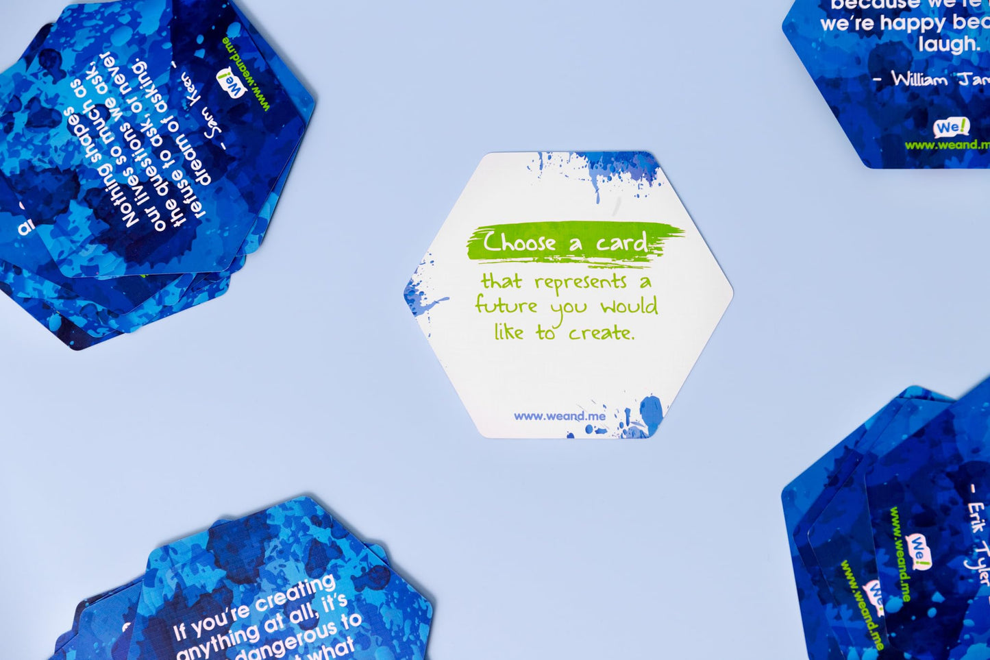 We! Connection Toolkit - Icebreaker Conversation Cards | Team Building Games | Recycled Paper, Durable Design