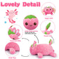 Hkojewp Axolotl Plush - Soft 8-Inch Strawberry Stuffed Animal, Kawaii Design, Great Gift for Kids, Cotton Material