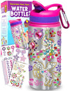 Purple Ladybug Decorate Your Own Water Bottle Kit For Girls - Easter Basket Stuffers For Kids, Easter Basket Essentials, Gifts For Girls Ages 5-8-10 Years Old Birthday, Unicorn Arts And Crafts