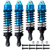 AllinRC 4PCS Aluminum Front & Rear RC Shocks for 1/10 Traxxas Slash 4x4 Shocks Rustler 4X4 Shocks Stampede 4X4 Shocks Hoss 4X4 S